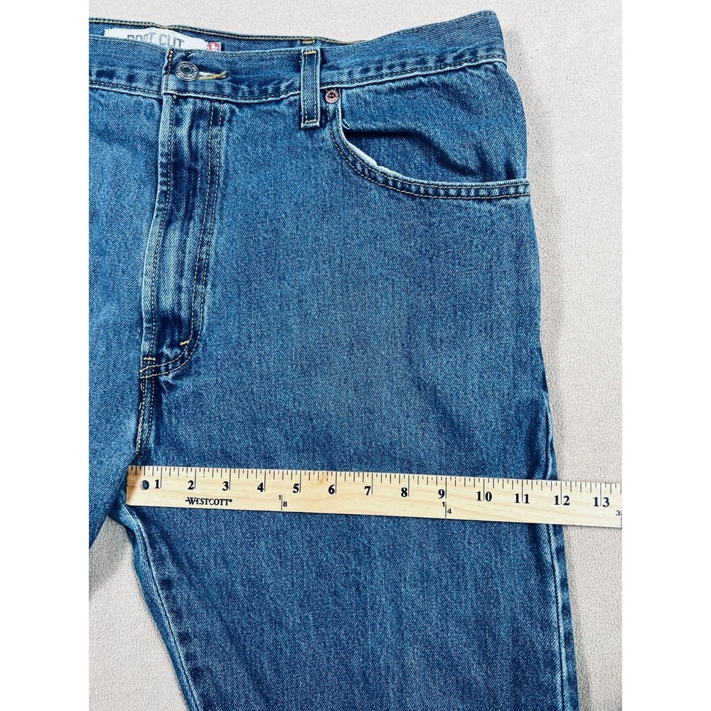 Levi's 517 Boot Cut Jeans Mens 38x38 (36x34 Actual) Blueโ Denim Medium Wash READ - Picture 7 of 15